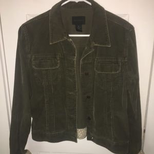 Dark Green Corduroy Jacket - image 1